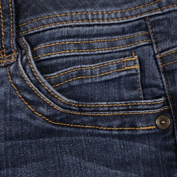 Democracy Jeans Womens 30x25 Size 4 Ab Tech Dark Wash Skinny Stretch Elastic - Picture 13 of 16